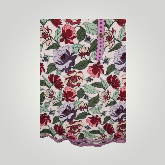 Matilda Jane MJ Women’s XS Purple Floral Long Sleeve Cute Top Blouse Shirt - Picture 6 of 9